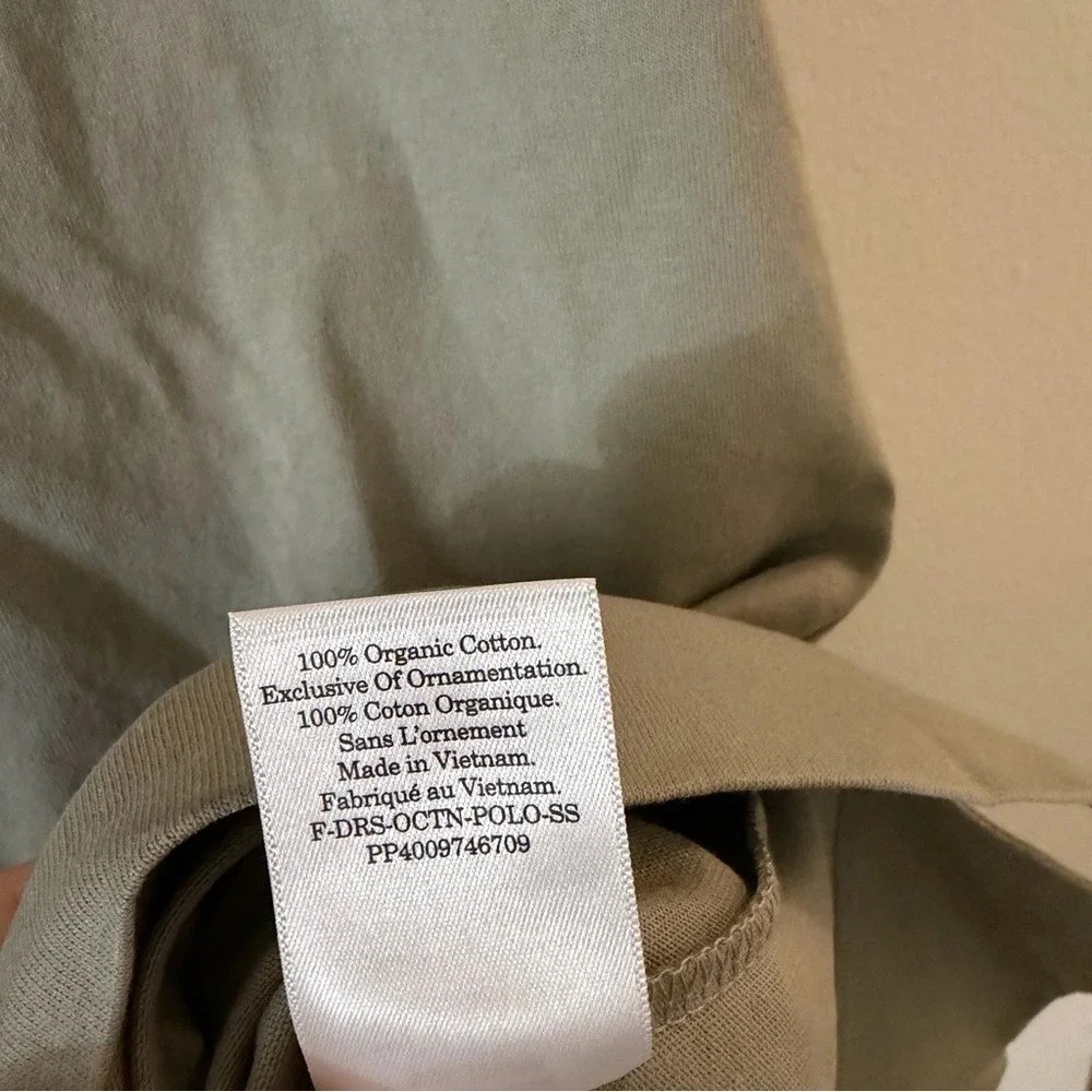 NWT Everlane The Organic‎ Cotton Polo Dress in Clay Size XS